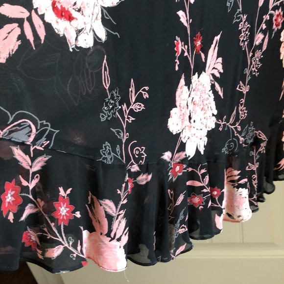 Eva Blue Vintage Floral Beaded Midi Dress - Picture 10 of 16